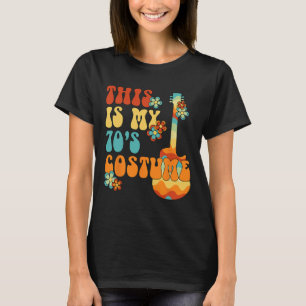 Camiseta Este es el disfraz de mi 70: Groovy Peace Hallowee