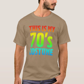 Camiseta Este es el disfraz de mi familia de los 70