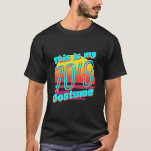 Camiseta Este Es El Disfraz De Mis 70 Amo El Diseño Del Tem