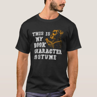 Camiseta Este es el disfraz de personaje de mi libro Perro 