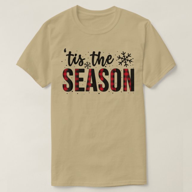 Camiseta Este Es El Equipo De Temporada De Navidades Famili (Diseño del anverso)