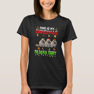 Camiseta Este Es El Escuadrón De Raccones Pajama Xmas De Mi