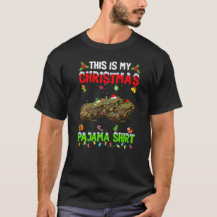 Camiseta Este Es El Escuadrón De Ranas De Pajama Xmas De Mi
