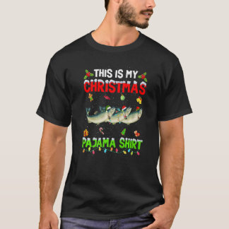 Camiseta Este Es El Escuadrón De Salmón De Pajama Xmas De M