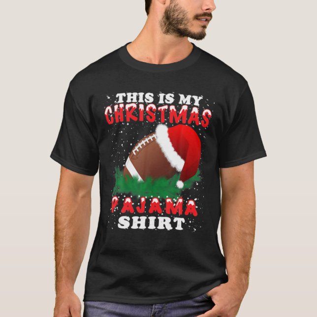 Camiseta Este Es El Fútbol Pajama De Mis Navidades (Anverso)
