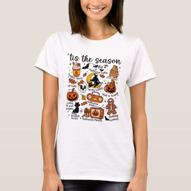 Camiseta 'Este es el garabato de Halloween de temporada (Anverso)