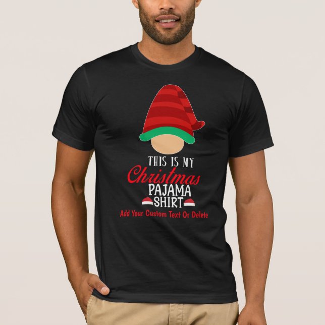 Camiseta Este Es El Gracioso Regalo De Mis Navidades Pajama (Anverso)