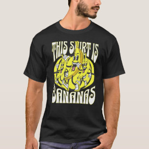 Camiseta Este Es El Gráfico De Bananas De Música Bailando.