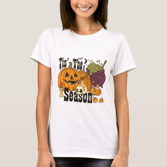 Camiseta Este es el Halloween de las velas de calabaza de t (Anverso)