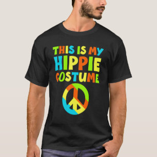 Camiseta Este es el hippie de mi disfraz hippie de los años