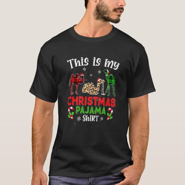 Camiseta Este Es El Leopardo De Animales De Camellos Pajama (Anverso)