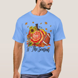 Camiseta Este Es El Naranja De Fútbol De Temporada Tie Dye