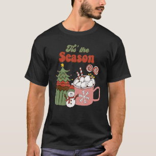 Camiseta Este Es El Navidad De Temporada Hot Cocoa Gingerbr