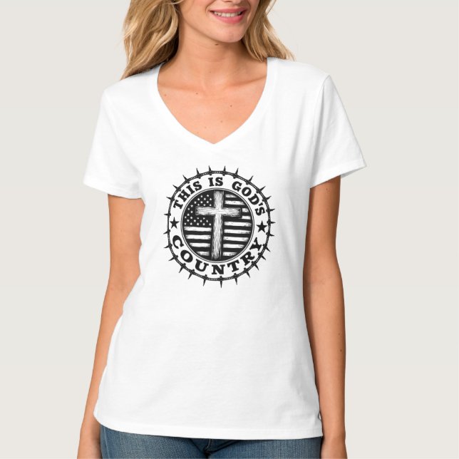 Camiseta Este es el país de Dios (Anverso)