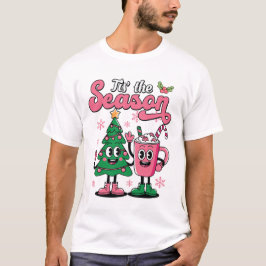 Camiseta Este es el partido familiar de Navidades Retro Gro