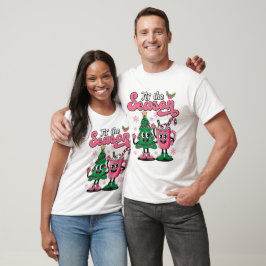 Camiseta Este es el partido familiar de Navidades Retro Gro