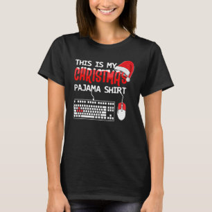Camiseta Este Es El Teclado De Juego De Juegos Pajama De Mi