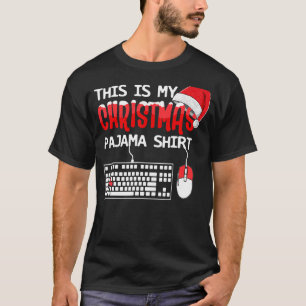 Camiseta Este Es El Teclado De Juego De Juegos Pajama De Mi