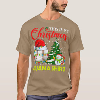 Camiseta Este Es El Tre De Mis Navidades Navidades De Béisb