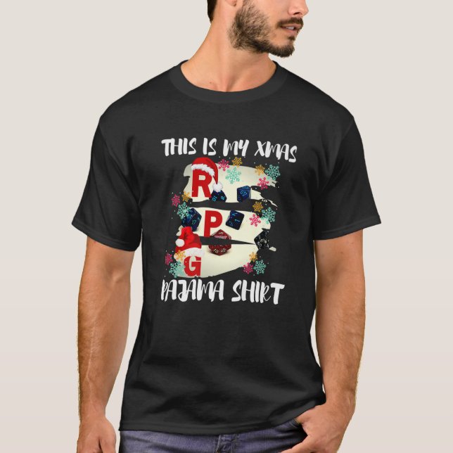 Camiseta Este Es El Video De Juego De Rol De Pajama De Mis  (Anverso)