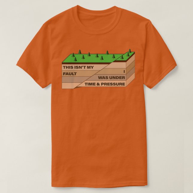 Camiseta Este es Isnx27t Mi Humor De Geología De Faltas Pun (Diseño del anverso)