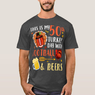 Camiseta Este es mi 50° Día Turco Con Y Beers Drinker