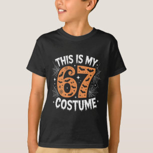 Camiseta Este Es Mi 67 Disfraz Perezoso Brainrot Meme 67 Di