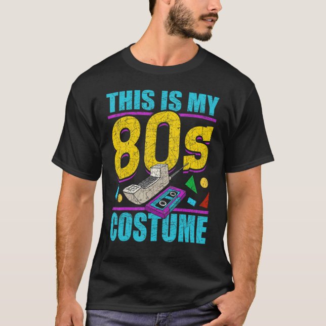 Camiseta Este es mi 80s Costume Retro Cassette Music Eighti (Anverso)