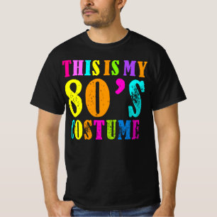 Camiseta Éste es mi 80s traje - idea del fiesta del vestid