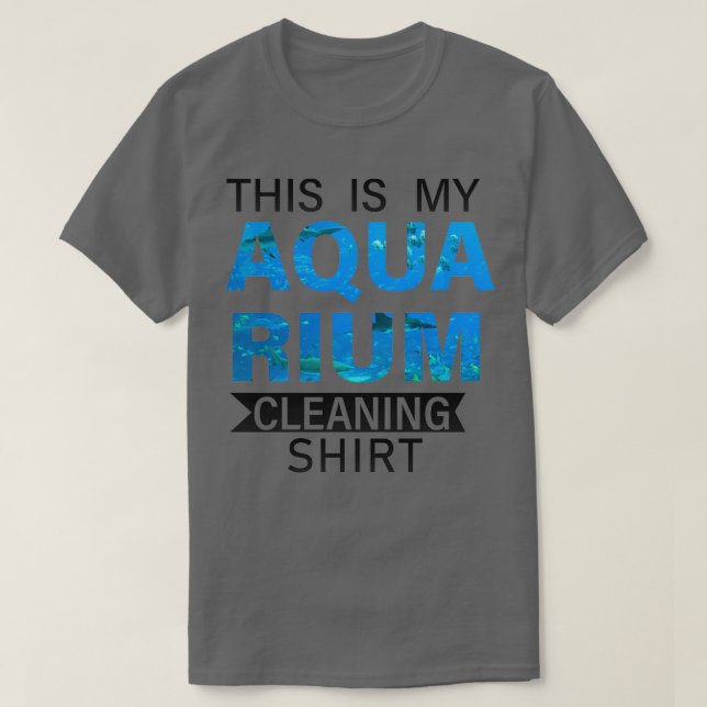 Camiseta Este es mi acuario (Diseño del anverso)