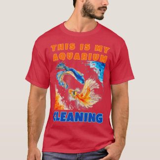 Camiseta Este Es Mi Acuario Limpiando 1