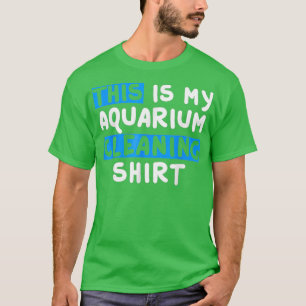Camiseta Este Es Mi Acuario Limpiando Pescado