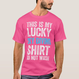 Camiseta Este Es Mi Afortunado Buceo En El Cielo No Lava