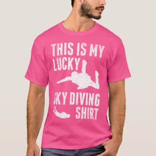 Camiseta Este Es Mi Afortunado Cielo Buceando Parapente Sky