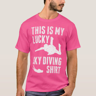 Camiseta Este Es Mi Afortunado Cielo Buceando Parapente Sky