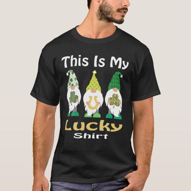 Camiseta Este es mi afortunado gracioso clavo de St Patrick (Anverso)