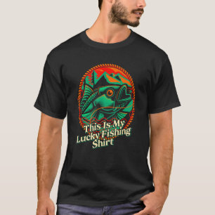 Camiseta Este Es Mi Afortunado Hab De Agua Dulce De Estilo 