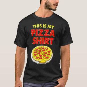 Camiseta Este Es Mi Alimento De Pizza 1