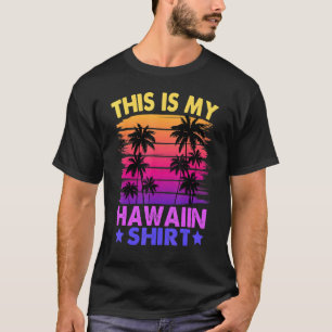 Camiseta Este Es Mi Aloha Hawaiano  Hawaii  Hombres Mujeres