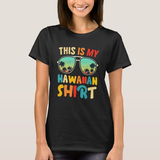 Camiseta Este Es Mi Aloha Hawaii Hawai Para Mujeres Masculi (Anverso)