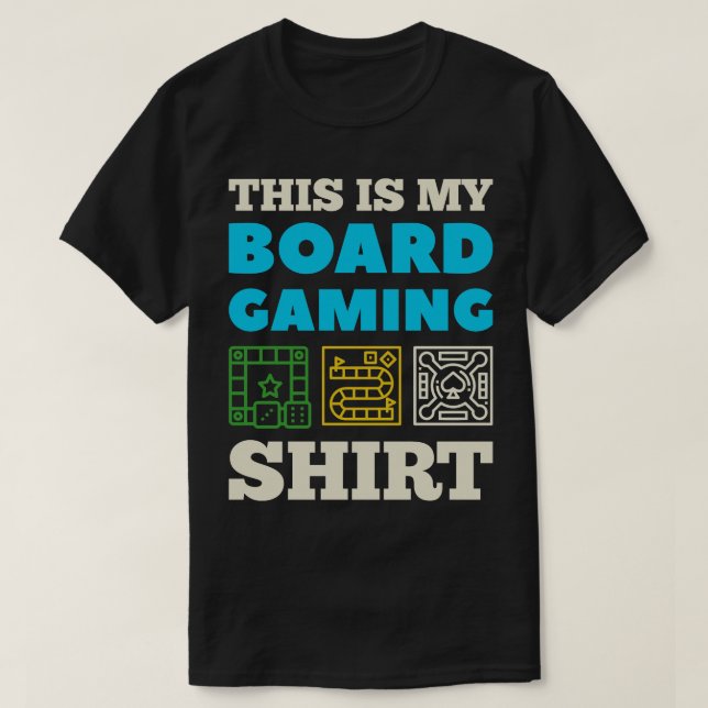 Camiseta Este es mi amante de los juegos de tablero de jueg (Diseño del anverso)
