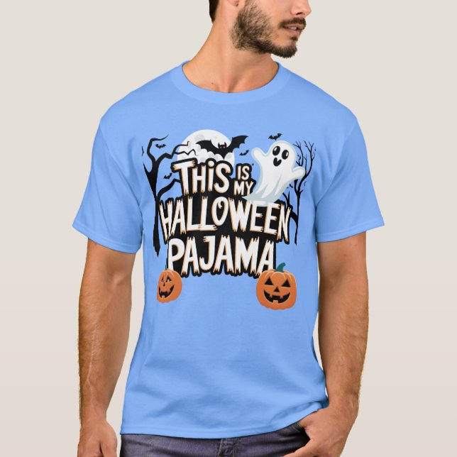 Camiseta Este es mi amigo en Twitter de Halloween Pajama Ha (Anverso)