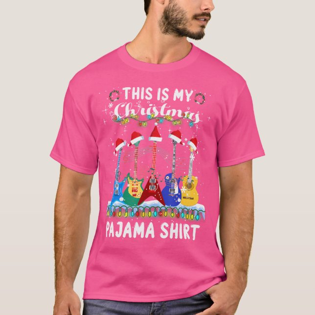 Camiseta Este es mi amor a la guitarra de mis Navidades (Anverso)