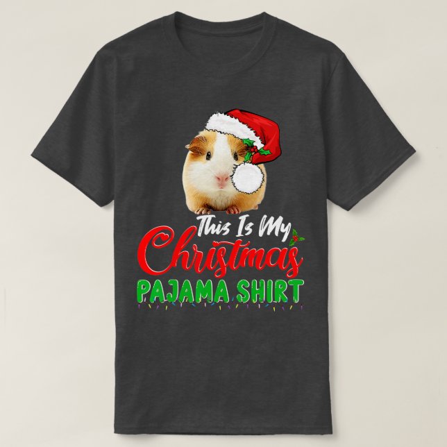 Camiseta Este es mi amor al cerdo de Pajama Santa Guinea (Diseño del anverso)