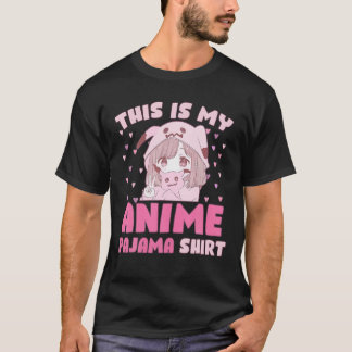 Camiseta Este Es Mi Anime Pajama Cute Kawaii Anime Teen Gir