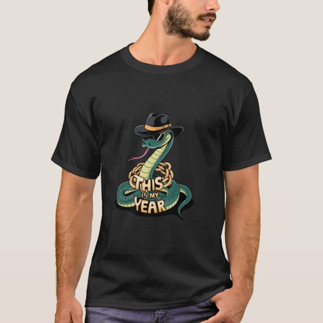 Camiseta Este es mi año serpiente Año nuevo chino 2025 (Anverso)