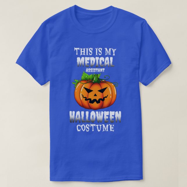 Camiseta Este Es Mi Asistente Médico De Halloween Costume D (Diseño del anverso)