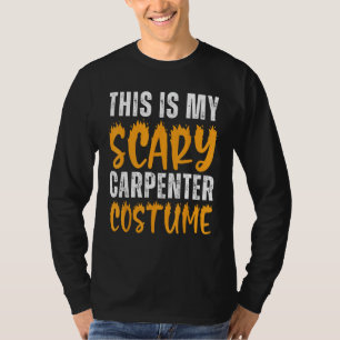 Camiseta Este Es Mi Asustado Carpintero Carpintero Funny Ca