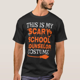 Camiseta Este Es Mi Asustado Consejero Escolar Costume Spoo