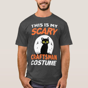 Camiseta Este es mi asustado disfraz de artesano para Hallo